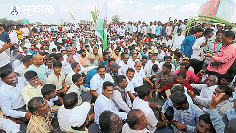 Pune Bangalore Highway Sugarcane Rate Chakka Jam Andolan Raju Shetti