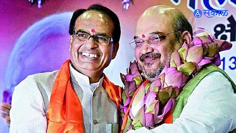 amit shaha and sivraj singh chovhan 