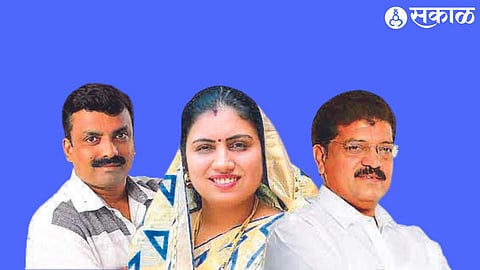 MLA Suresh Bhole, Dr. Ashwin Sonawane, Jayashree Mahajan
