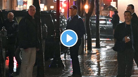 US President Joe Biden rushed into vehicle after car crashed into his motorcade watch video  