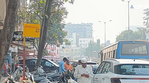 to solve traffic jam dattanagar ambegaon pmpml bus stop move pmc 