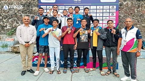 Schoolympics 2023 : आठ पदकांसह अभिनवची स्कूलिंपिकच्या जलतरण स्पर्धेत आघाडी कायम