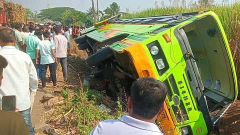 Galataga Bhimapurwadi Route Bus Accident 