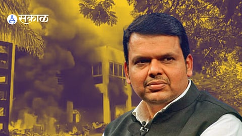 Devendra Fadnavis on beed Violence  MLA sandeep kshirsagar house burn Case maratha reservation  