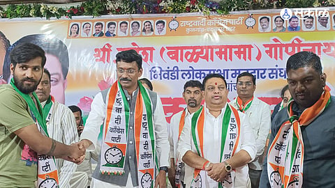lok sabha election ncp suresh mhatre visit welcome at badlapur politics