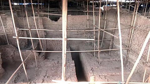 remains of a 2800-year-old settlement found in PM Narendra Modi  village Vadnagar Gujarat watch video 