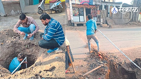 Crimes will registered in case of illegal pipe connection Dhule Municipality warning to artisans along with citizens 