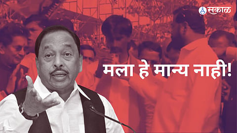 Eknath Shinde on narayan rane