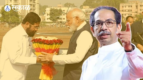 Uddhav Thackeray slam PM Modi CM Eknath Shinde Shrikant Shinde over dynasty politics  in kalyan dombivli Visit  