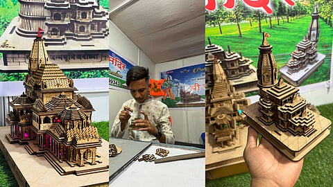 thane youth make ram mandir and flag and sale in discount offers mumbai