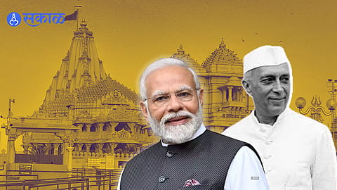 Jawaharlal Nehru avoided to go Somnath Jyotirlinga temple installation of idol Sanjay Sonawani article PM Modi Ayodhya Ram Temple  