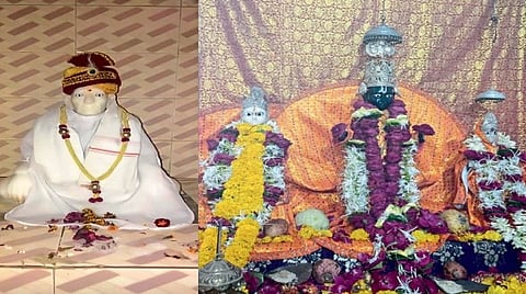 225 years old ram mandir established by someshwar maharaj black stone idols of ram 