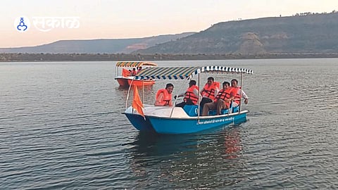 Krishna Irrigation Project Boating Mahu-Hatageghar Dam Jawali
