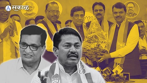 Ashok chavan joins BJP Congress internal  politics explained nana Patole Balasaheb Thorat latest marathi news  