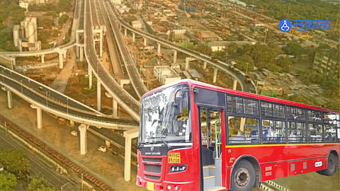 Mumbai Trans Harbor Link bus 
