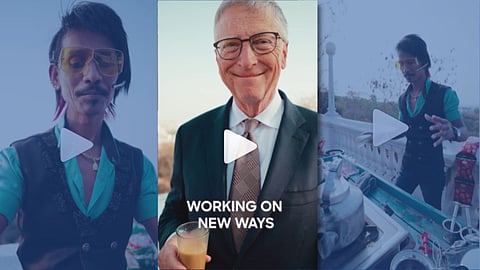 Bill Gates enjoys tea made by Dolly Chaiwalla video