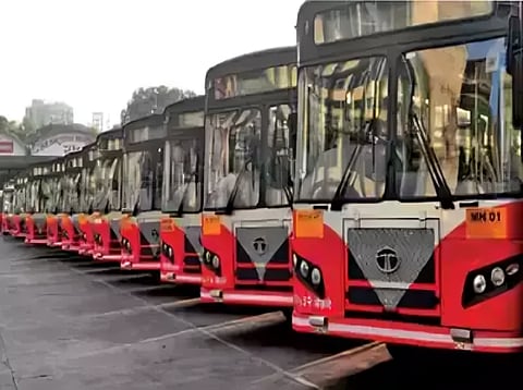 Navi Mumbai mahapalika bus 