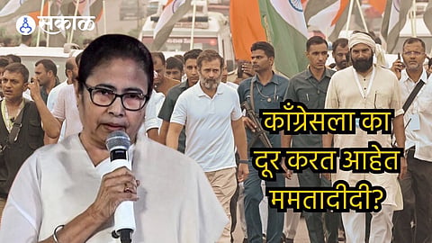 Behind west bengal tmc Mamata Banerjee attack on Congress fear of split in Muslim vote know the fact 
