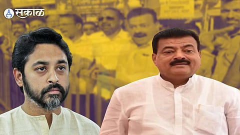 BJP Nilesh Rane convoy vehicles attacked in guhagar chiplun Bhaskar jadhav BJP Uddhav Thackrey Faction  clashed  
