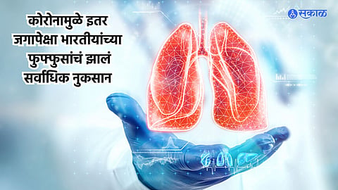 Covid Study says Lung Function Damage