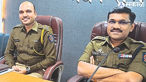 Superintendent of Police Shrikant Dhiware, Additional Superintendent of Police Kishore Kale.

