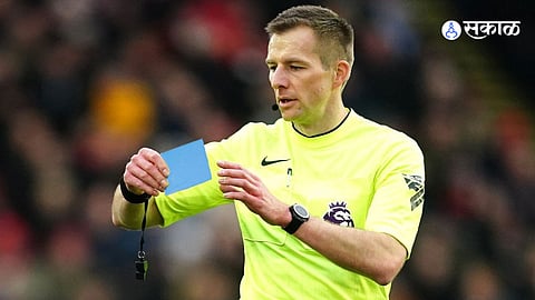 Football News Blue Card 