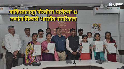 13 Pakistani Hindu refugees in Gujarat's Morbi become first to get Indian citizenship under CAA
