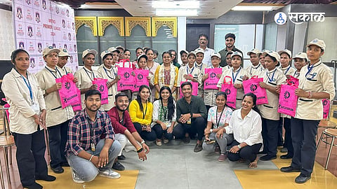 On the occasion of Women's Day, Millennium Welfare Foundation felicitated women sanitation workers