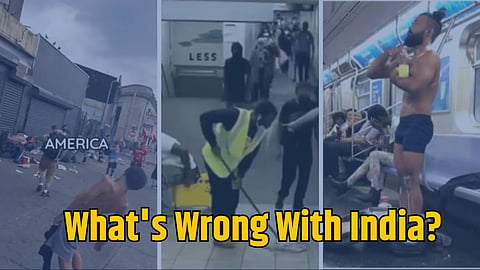 Whats Wrong With India Trend Explained  viral trend  netizens Post photo Videos Flaws In Other Countries marathi news rak94 