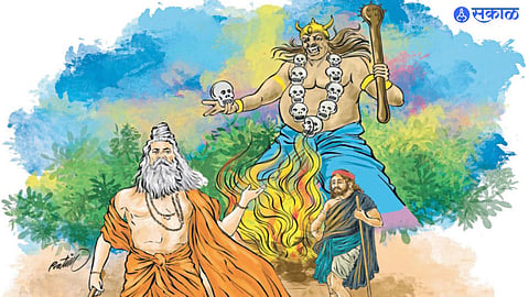 markandeya purana harishchandra sell himself along with family 
