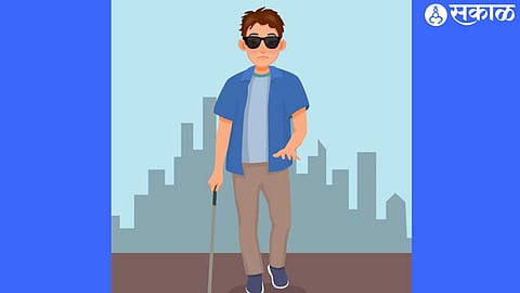 blind person