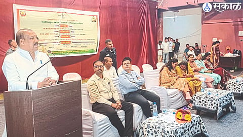 Speaking on occasion of distribution of order of Shabari Gharkul Yojana and distribution of household goods of Labor Welfare Board, Minister Dr. Vijayakumar gavit .