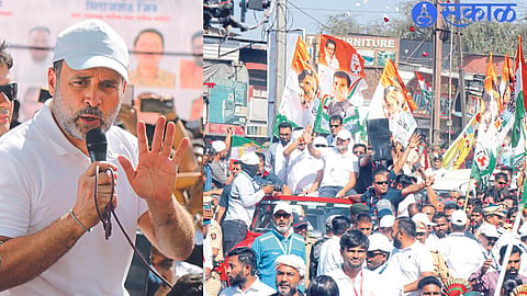 Congress leader MP Rahul Gandhi's Bharat Jodo Nyayatra arrived in the city of Nashik on Thursday, with crowds gathering to welcome him.