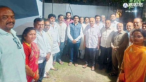 do along with congress symbol and ncp symbol campaign name says politics