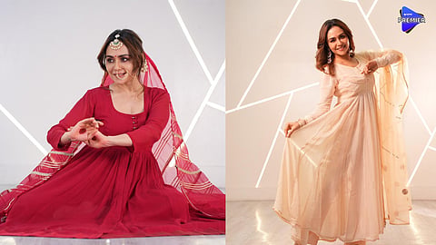 Amruta learning new dancing skills 