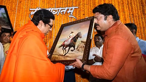 raj thackeray and mla raju patil