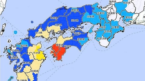 Japan Earthquake Video : जपानच्या शिकोकू येथे ६.४ रिश्टर स्केलचा भूकंप