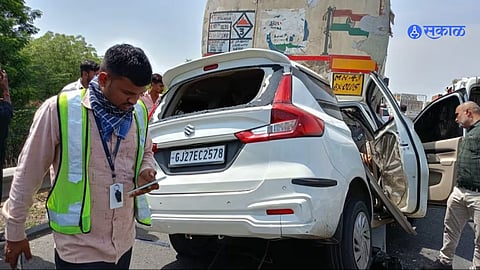 Accident on Ahmedabad-Vadodara Expressway 