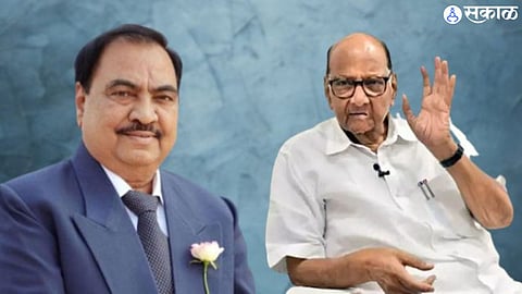 Eknath Khadse, Sharad Pawar