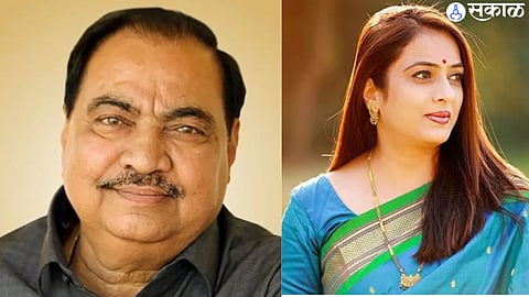 Eknath Khadse, Rohini Khadse 