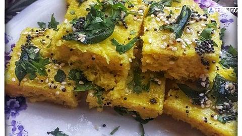 supriya khasnis recipe of tandul dal dhokla

