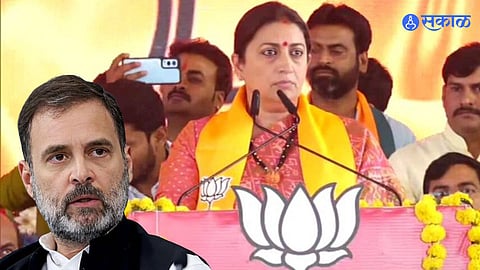 Smriti Irani Slams Rahul Gandhi