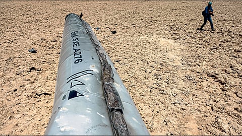 Missile debris