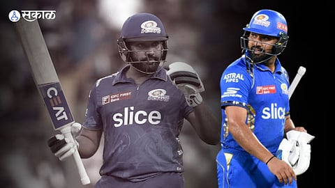 Rohit Sharma record for most ducks in ipl MI vs RR News Marathi