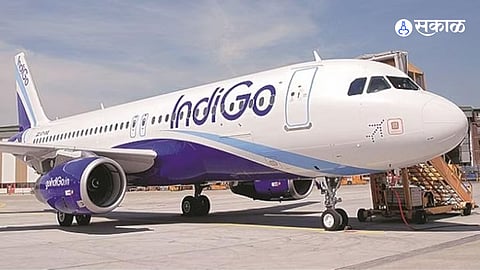 IndiGo flight returns airport after crew spots overbooked passenger standing at the back  at Mumbai Airport marathi news  