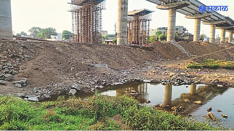 Fill dumped in Rangavali river basin