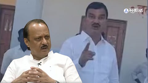 Ajit Pawar on Dattatray Bharane Viral Video