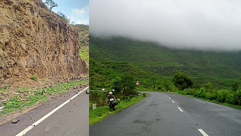 Khambatki Ghat on Satara-Pune Highway
