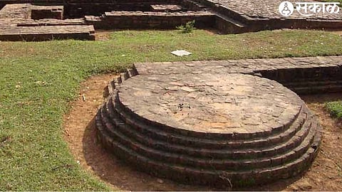Remains of King Shashanka's capital - Karnasuvarnanagari - discovered in excavations near Behrampur.