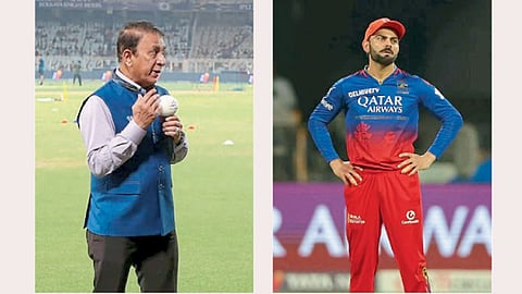 sunil gavaskar and virat kohli